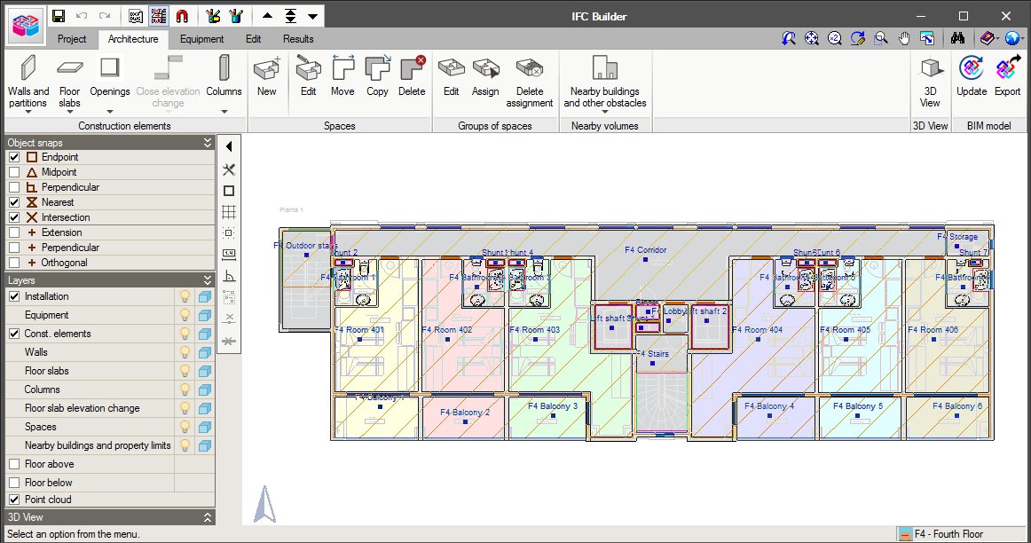 An image of the RenoZEB BIM Ecosystem, showing key BIM tools